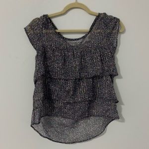 Floral Sheer American Eagle Top